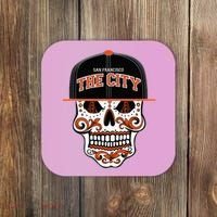 San Francisco The City Sugar Skull Coaster thumb 0