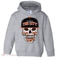 San Francisco The City Sugar Skull Toddler Hoodie thumb 0