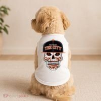 San Francisco The City Sugar Skull Doggie Tank thumb 2