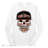 San Francisco The City Sugar Skull Long Sleeve Shirt thumb 0
