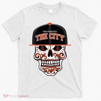 San Francisco The City Sugar Skull T-Shirt