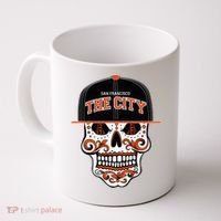 San Francisco The City Sugar Skull Coffee Mug thumb 0