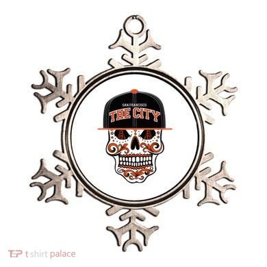 San Francisco The City Sugar Skull Ornament