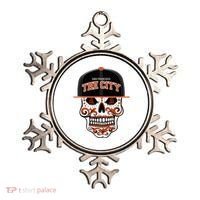 San Francisco The City Sugar Skull Ornament thumb 0