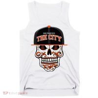 San Francisco The City Sugar Skull Tank Top thumb 0