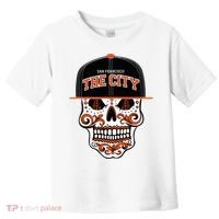 San Francisco The City Sugar Skull Toddler T-Shirt thumb 0