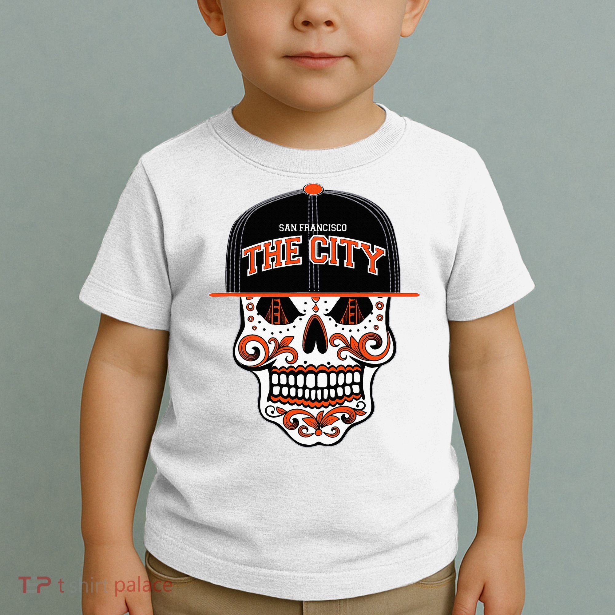 San Francisco The City Sugar Skull Toddler T-Shirt
