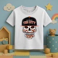San Francisco The City Sugar Skull Toddler T-Shirt thumb 3