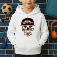 San Francisco The City Sugar Skull Kids Hoodie thumb 2