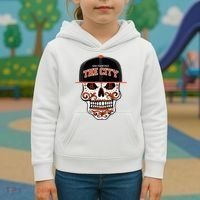 San Francisco The City Sugar Skull Kids Hoodie thumb 3