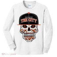 San Francisco The City Sugar Skull Kids Long Sleeve Shirt thumb 0