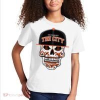 San Francisco The City Sugar Skull Kids T-Shirt thumb 2