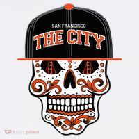 San Francisco The City Sugar Skull Kids T-Shirt thumb 4