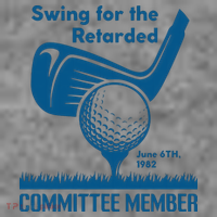 Swing For The Retarded Toddler Hoodie thumb 2