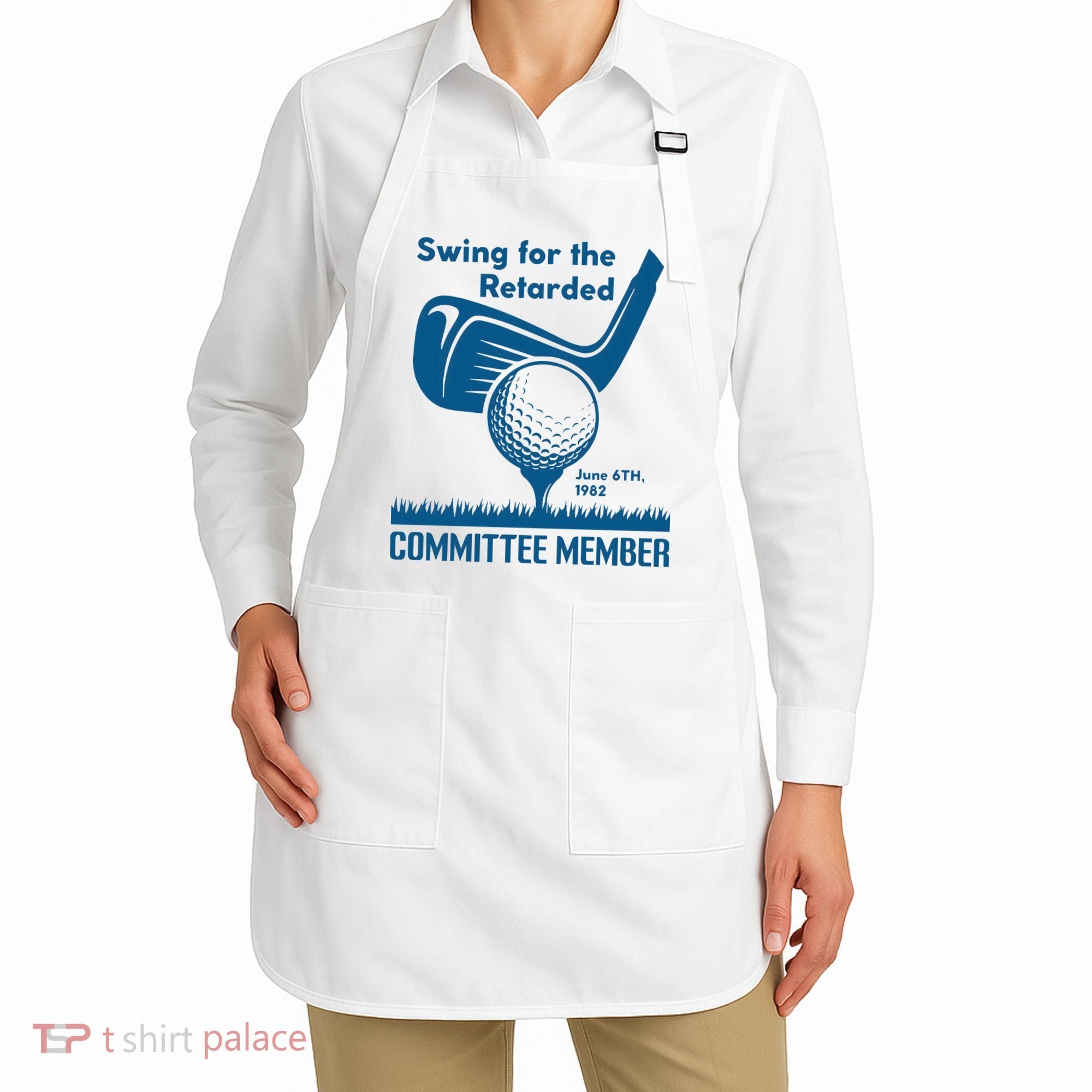 Swing For The Retarded Apron