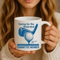 Swing For The Retarded Coffee Mug thumb 3