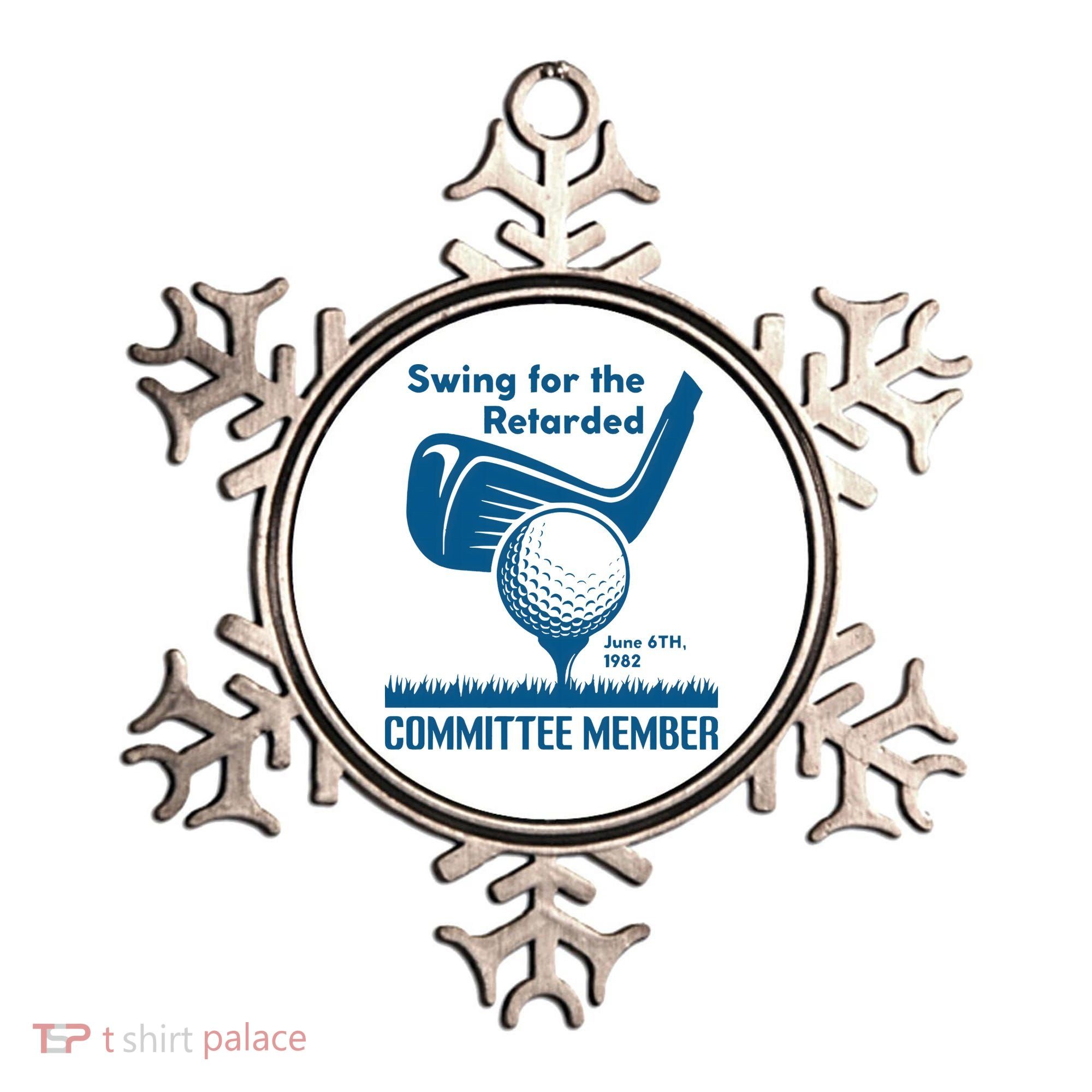 Swing For The Retarded Ornament