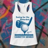 Swing For The Retarded Women's Tank Top thumb 3