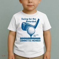 Swing For The Retarded Toddler T-Shirt thumb 2