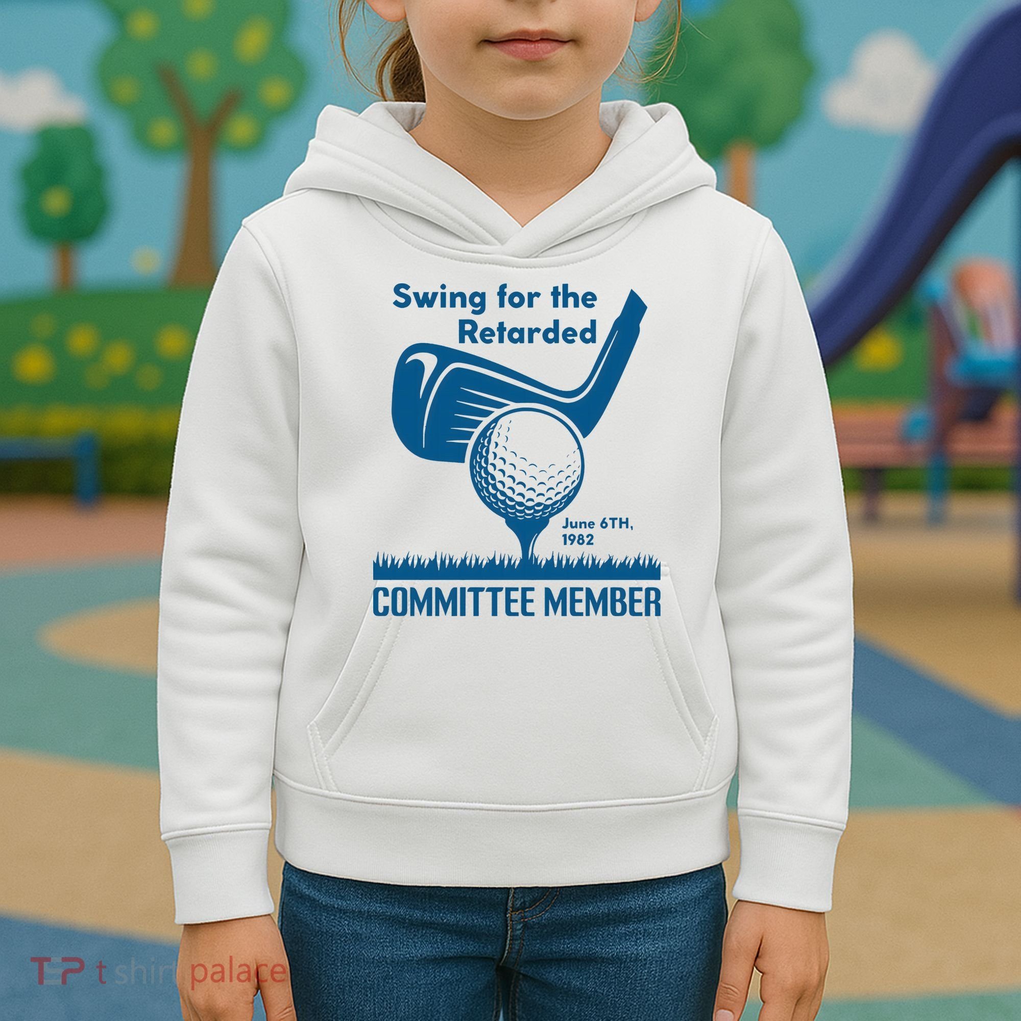 Swing For The Retarded Kids Hoodie