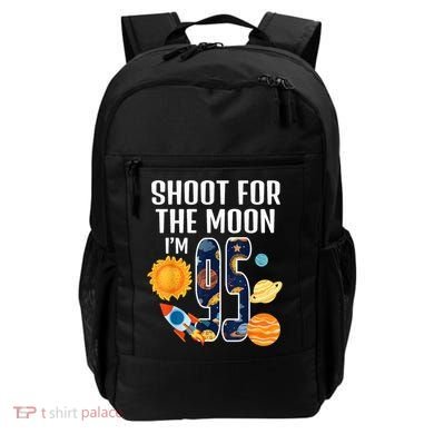Shoot For The Moon 95th Birthday Outer Space I'M 95 Year Backpack