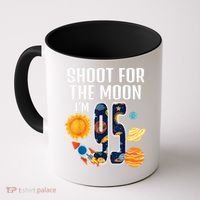 Shoot For The Moon 95th Birthday Outer Space I'M 95 Year Coffee Mug thumb 0