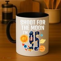 Shoot For The Moon 95th Birthday Outer Space I'M 95 Year Coffee Mug thumb 4