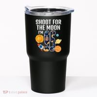 Shoot For The Moon 95th Birthday Outer Space I'M 95 Year Tumbler thumb 0