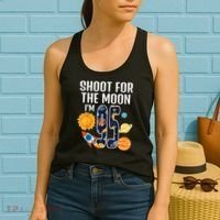 Shoot For The Moon 95th Birthday Outer Space I'M 95 Year Women's Tank Top thumb 2