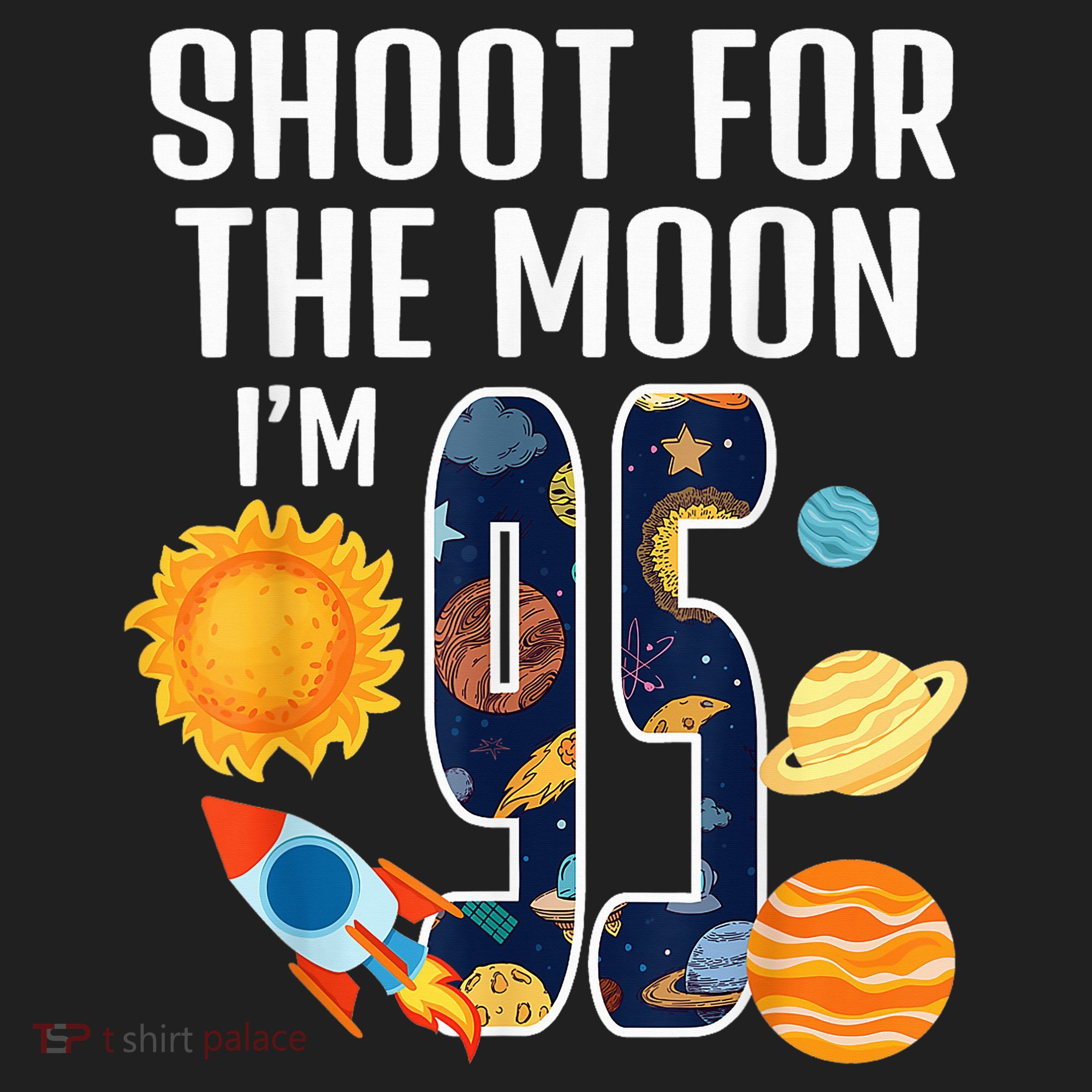 Shoot For The Moon 95th Birthday Outer Space I'M 95 Year Hat