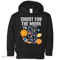 Shoot For The Moon 95th Birthday Outer Space I'M 95 Year Toddler Hoodie thumb 0