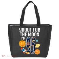 Shoot For The Moon 95th Birthday Outer Space I'M 95 Year Tote Bag thumb 0