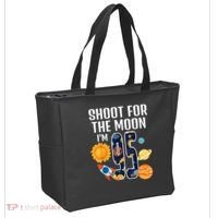 Shoot For The Moon 95th Birthday Outer Space I'M 95 Year Tote Bag thumb 2