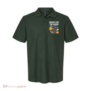 Shoot For The Moon 95th Birthday Outer Space I'M 95 Year Polo