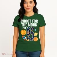 Shoot For The Moon 95th Birthday Outer Space I'M 95 Year Women's T-Shirt thumb 4