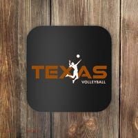 Sport Fan Tex The Lone Star State Of Texas Volleyball Coaster thumb 0