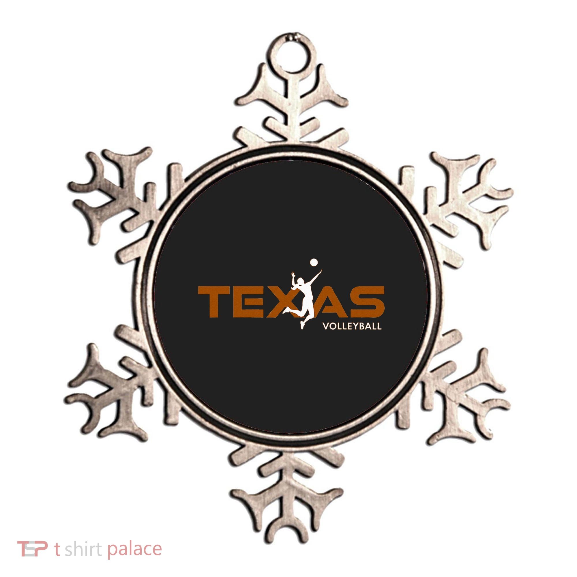 Sport Fan Tex The Lone Star State Of Texas Volleyball Ornament