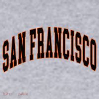 San Francisco Text Women's Sweatshirt thumb 2