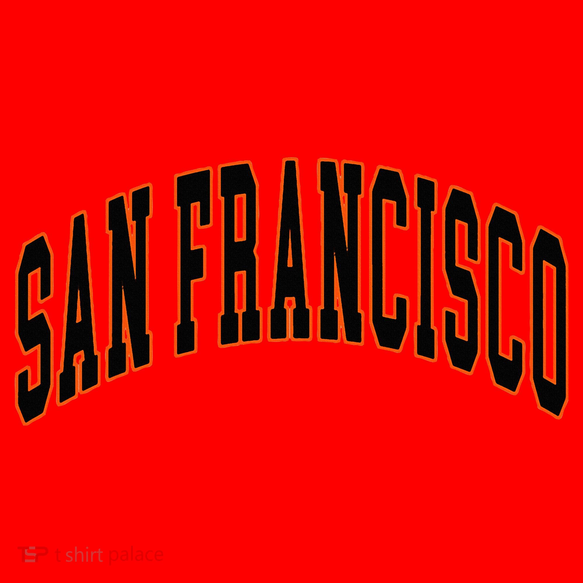 San Francisco Text Santa Hat