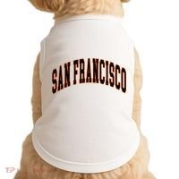 San Francisco Text Doggie Tank thumb 0