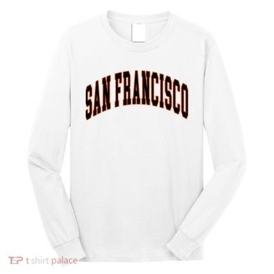 San Francisco Text Long Sleeve Shirt