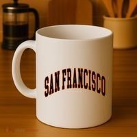 San Francisco Text Coffee Mug thumb 4
