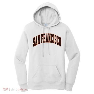 San Francisco Text Women's Hoodie