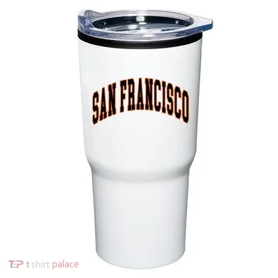 San Francisco Text Tumbler