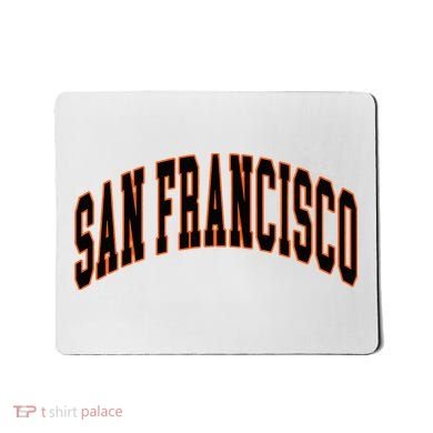San Francisco Text Mousepad