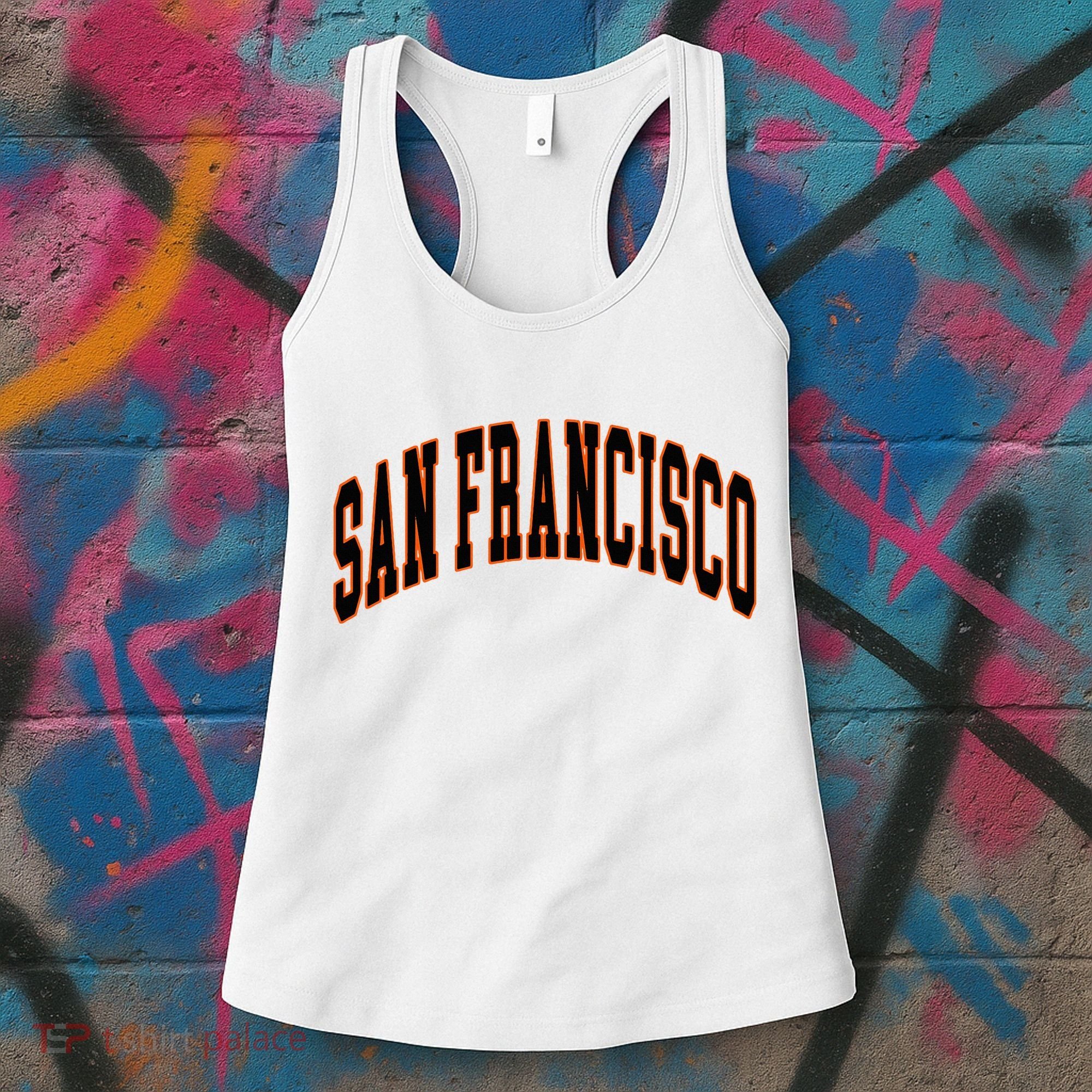 San Francisco Text Women's Tank Top