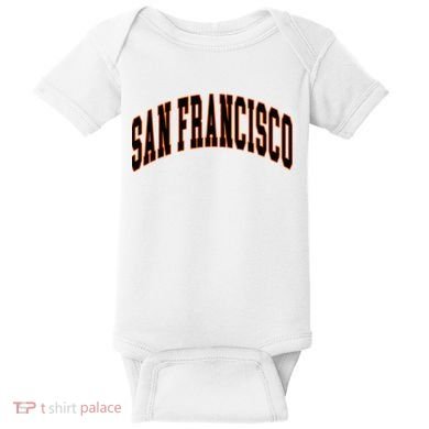 San Francisco Text Baby Bodysuit