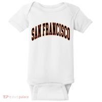 San Francisco Text Baby Bodysuit thumb 0
