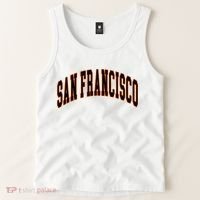 San Francisco Text Tank Top thumb 2