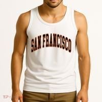 San Francisco Text Tank Top thumb 3